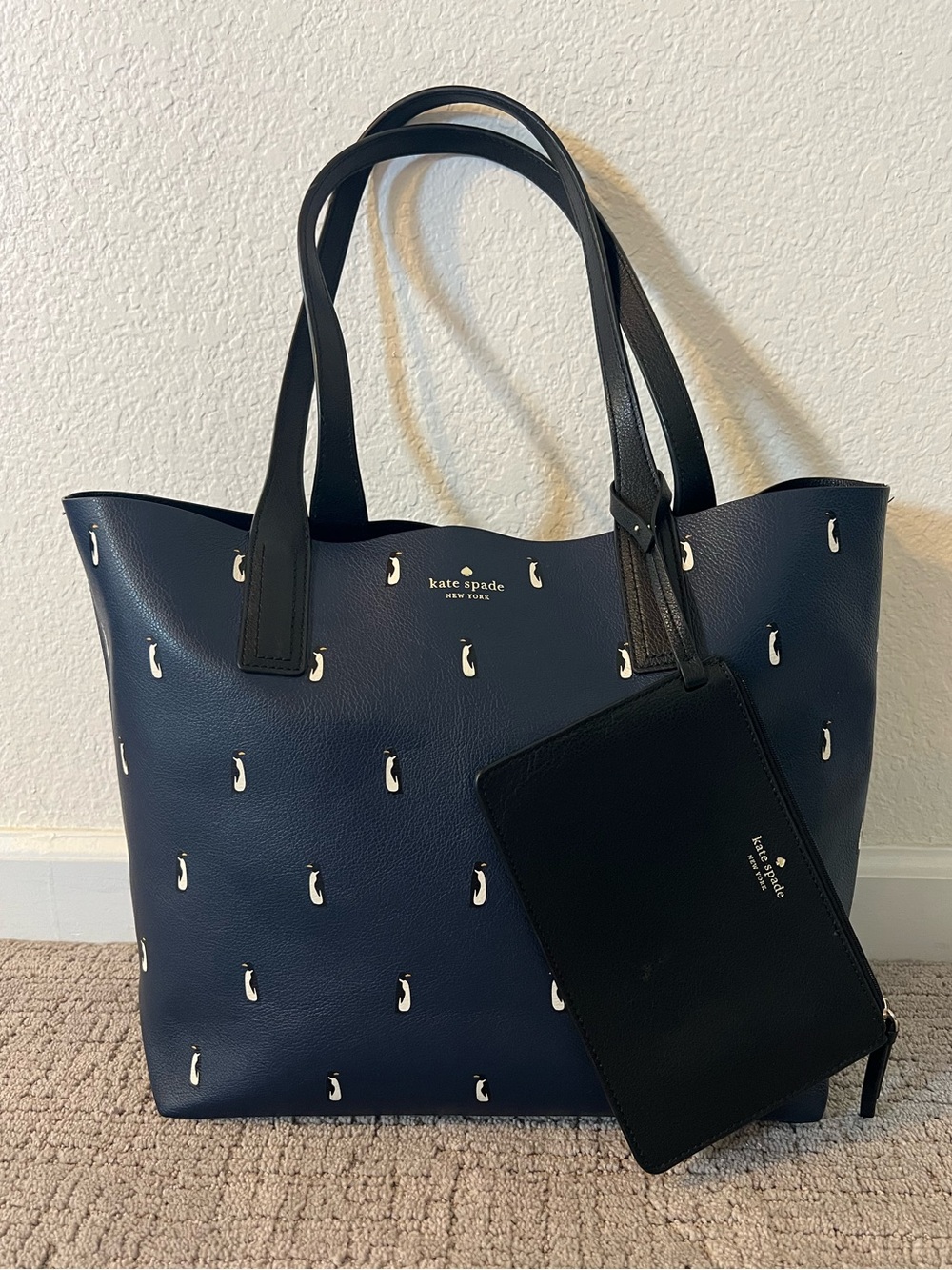 Kate Spade Reversible Penguin Tote